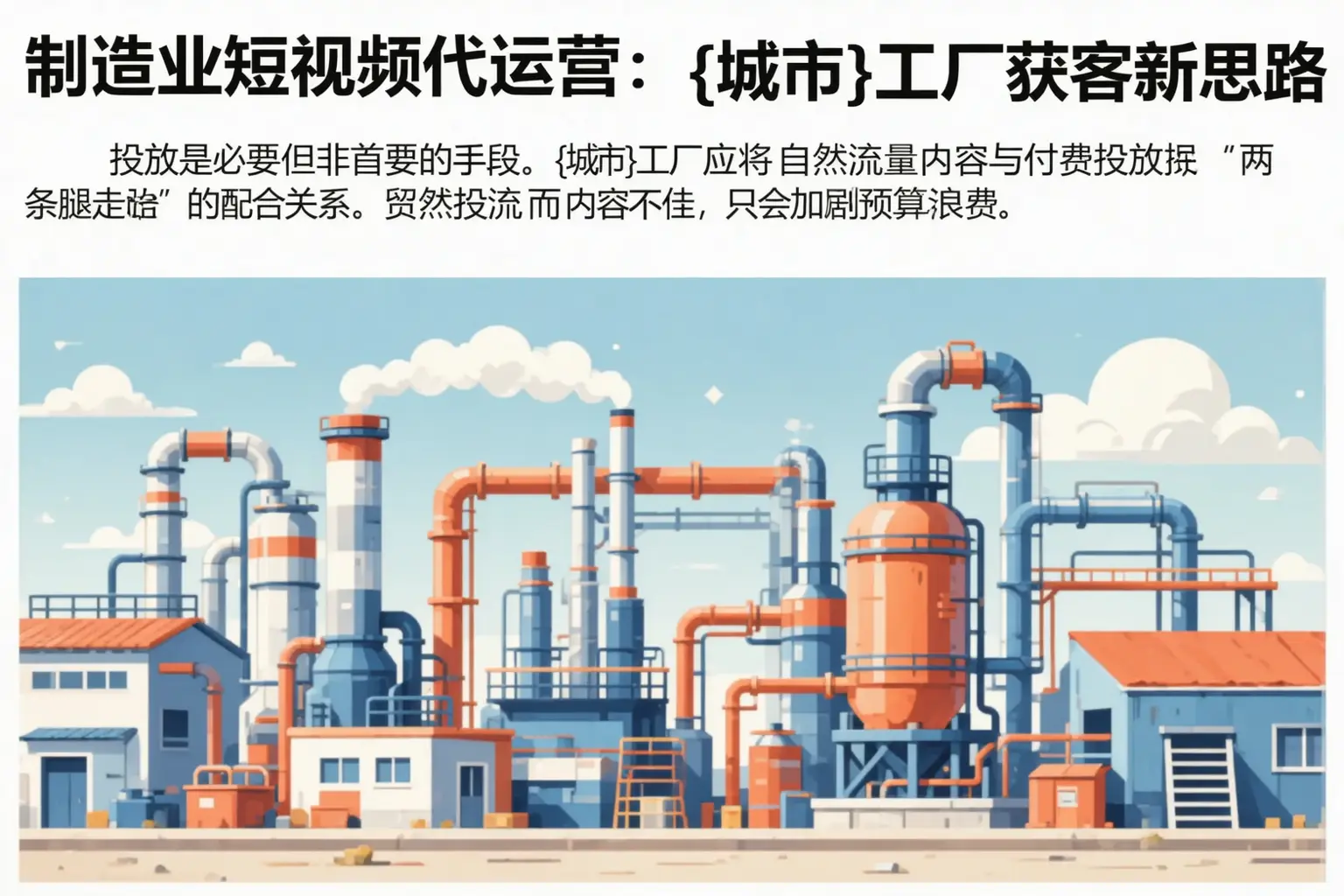 制造业短视频代运营：荥阳工厂获客新思路