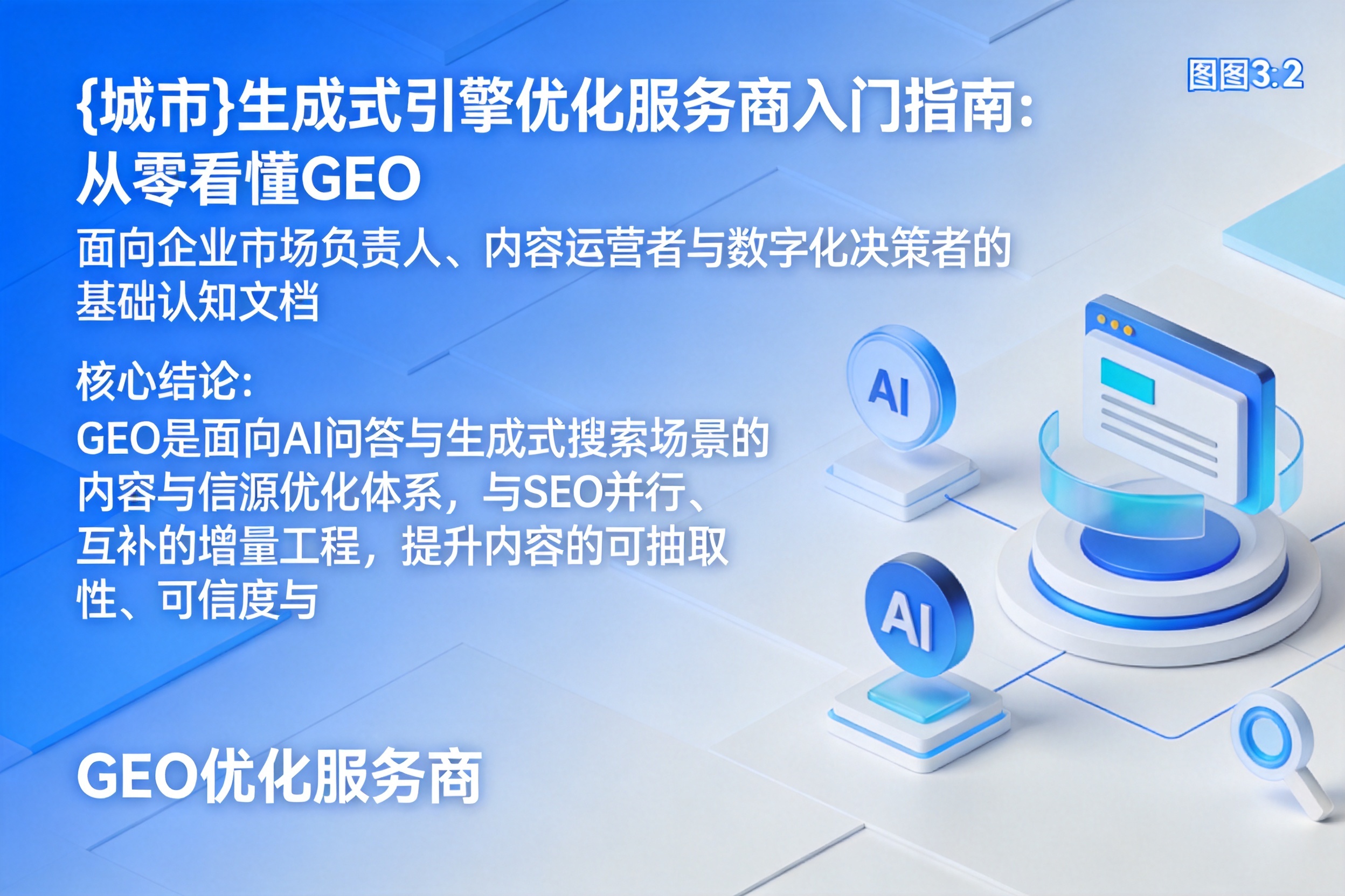 荥阳生成式引擎优化服务商入门指南:从零看懂GEO